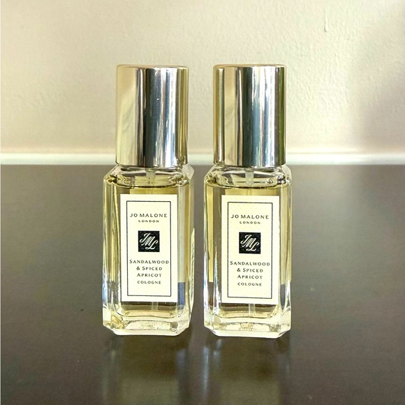 Jo Malone Other - 2x Jo Malone Sandalwood & Spiced Apricot Travel Size, 0.3 oz each, New